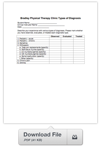 Download Types of Diagnosis Form